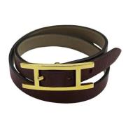 Pre-owned Leather bracelets