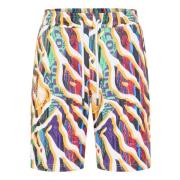 Kunstnerisk Alloverprint Sweatshort De Dorigo