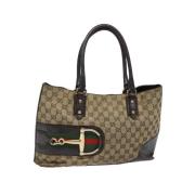 Pre-owned Canvas gucci-bags