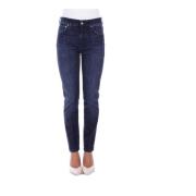 Denim Skinny Stretch Jeans med Logo