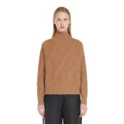 Argyle Cashmere Blend Sweater