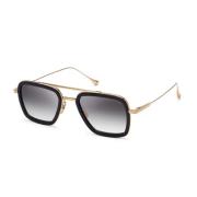 Flight 006 Matte Black-14K Gold Solbriller