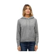 Brodert hettegenser sweatshirt