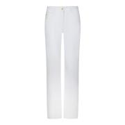 Hvite Straight Leg Jeans