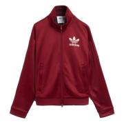 Burgundy Track Jacket med Side Print