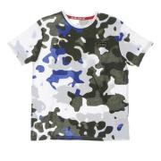 Camo Print Hvit T-skjorte