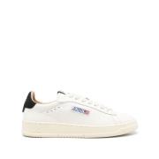 Svarte Sneakers med Logo Patch