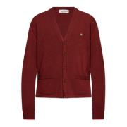 Cardigan med Cashmere Blanding