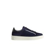 Semsket Court Sneakers med Swallow Tail