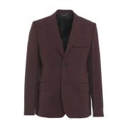 Rød Enkeltradet Blazer Aw24