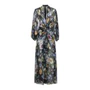 Blomstertrykk Silke Culotte Jumpsuit