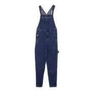 Blå Denim Dungaree Overalls