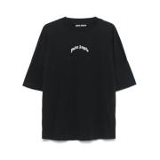 Svart Crew Neck T-skjorte