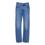 Klassiske rette ben crop jeans