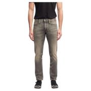 Straight Fit Svart Stretch Jeans