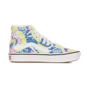 Tie-Dye Høye Sneakers Orkide/Hvit