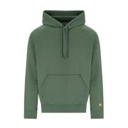 Grønn Chase Hoodie Fleece Bomull