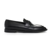 Svart Abrasivato Loafer