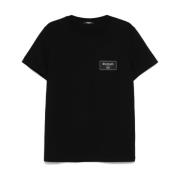 Sort Crew Neck T-skjorter og Polos