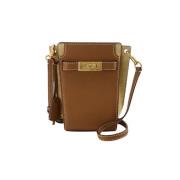 Leather shoulder-bags