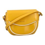 Gul Crossbody Klaffveske