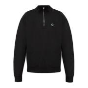 Sweatshirt med logopatch