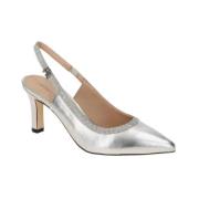 Sølv Slingback Pumps