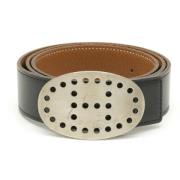 Pre-owned Leather belts