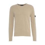 Beige Strikkegenser Ss25