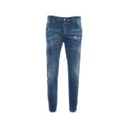 Slim Fit Skater Jeans Blå