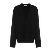 Ull Cardigan med V-Hals