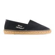 Canvas Logo Espadrilles Slip-on Sko