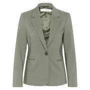 Grønn Inwear Grønn Blazer Zellaiw Classic Short Blazer Blazer