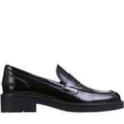 Sorte loafers for kvinner