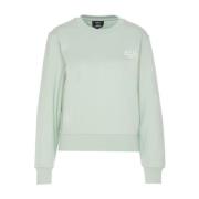 Brodert Logo Rund Hals Sweatshirt