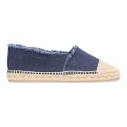 Canvas Espadrilles med Flettet Snor Såle