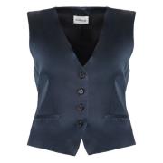 V-hals Enkeltspent Vest