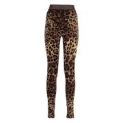 Leopardmønstret Leggings