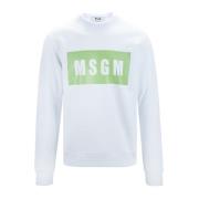 Herre Pullover Genser med Logo Print