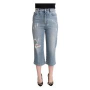 Høytlivs Capri Cropped Denim Jeans