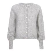 Mohair Sonia Cardigan med Detaljerte Knapper