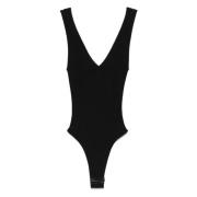 V-Neck Bodysuit med dobbel stjerne