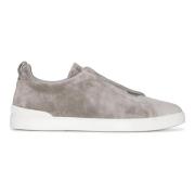 Suede Triple Stitch Sneakers