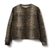 Leopardmønstret Sweatshirt Elisw Lysbrun