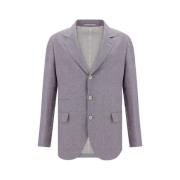 Ull Rutete Blazer Jakke