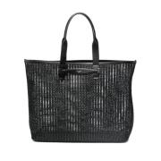 Svart Shopper Bag for Menn