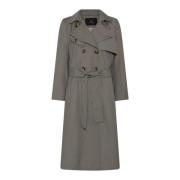 Elegant Trenchcoat Carotabbtori Coat Concrete