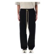 Sorte Sweatpants Avslappet Stil