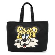 Reversibel Grafisk Tote Bag