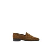 Elegante Airola Loafers i Cannella Semsket skinn